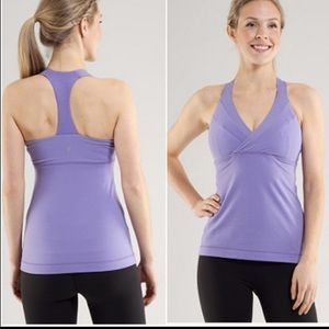 Lululemon- deep breath racer back tank top